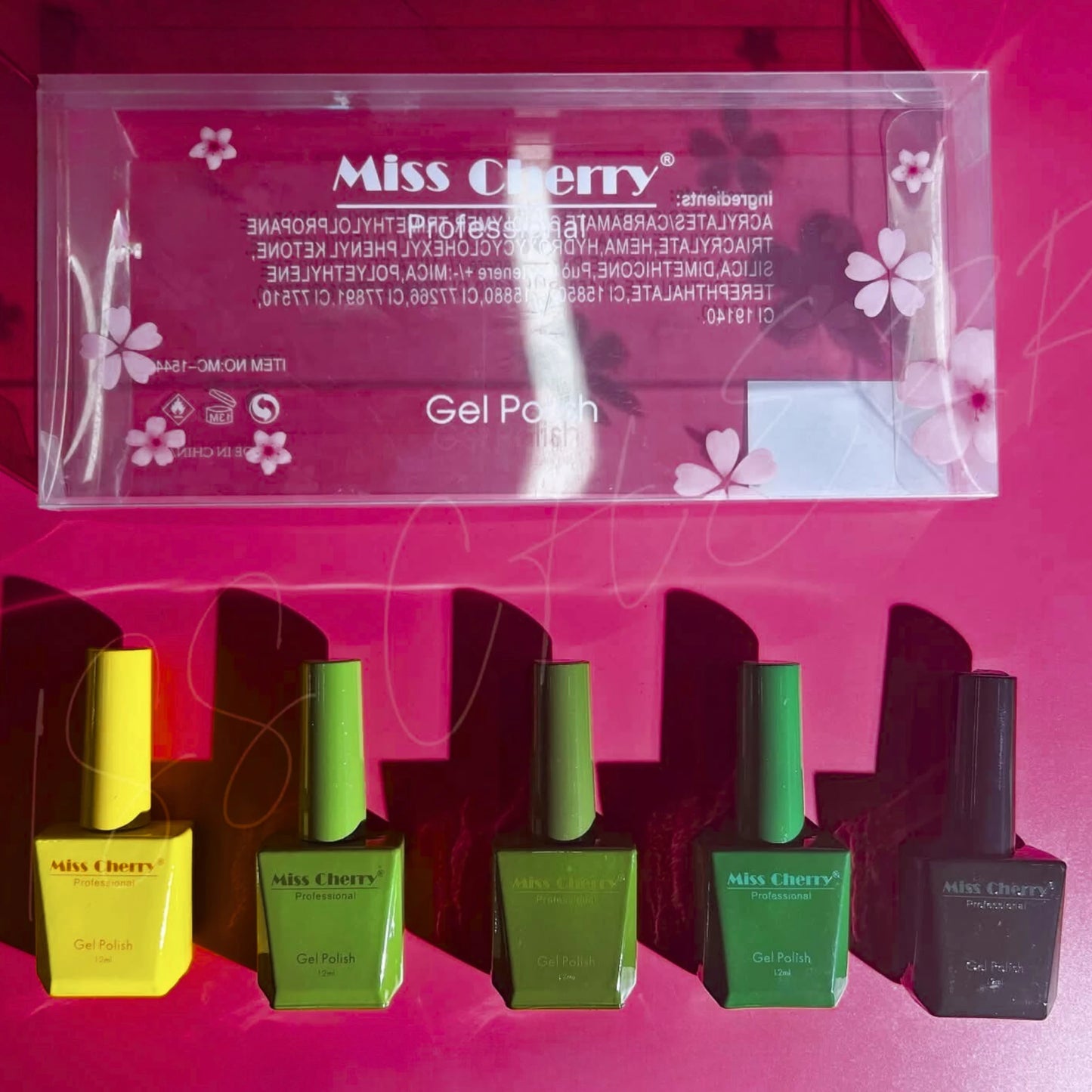 Gamas 5 Geles Miss Cherry