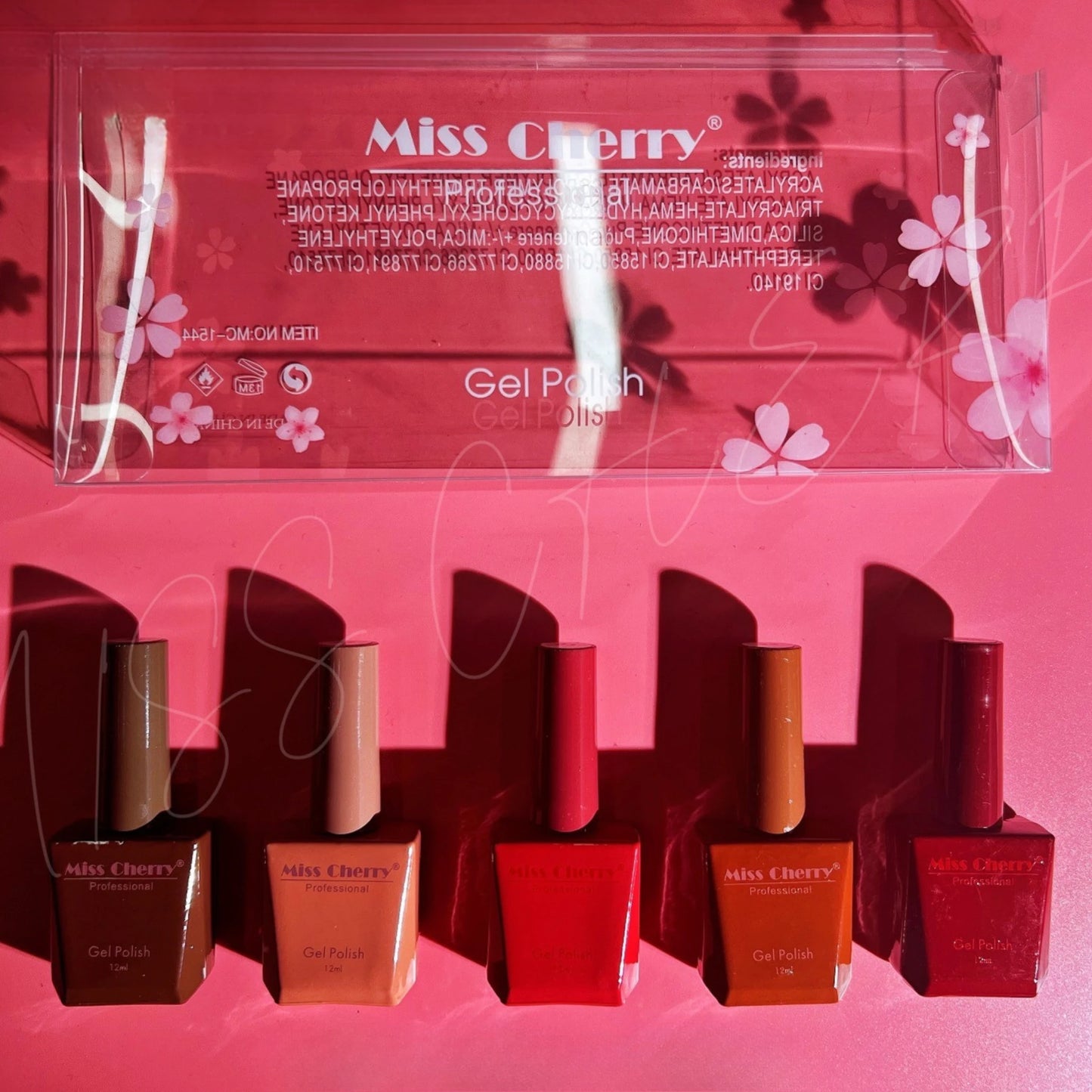 Gamas 5 Geles Miss Cherry