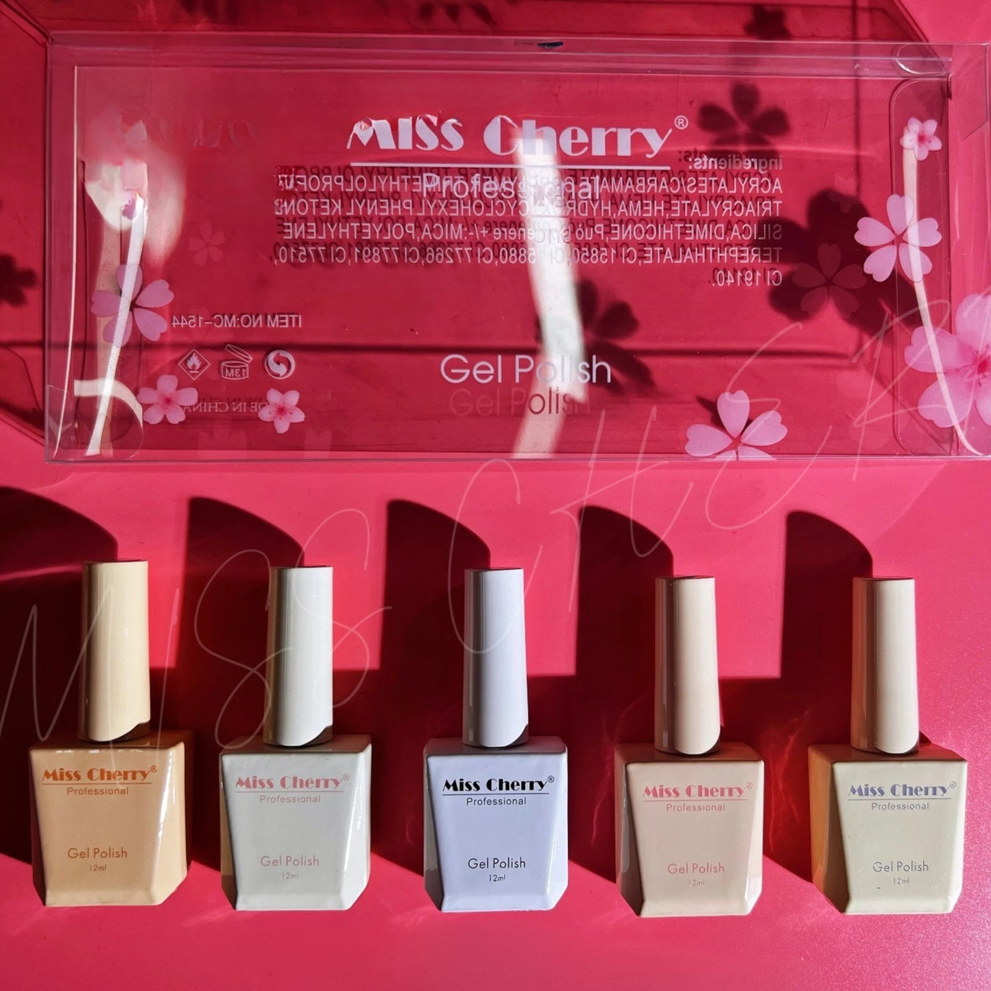 Gamas 5 Geles Miss Cherry