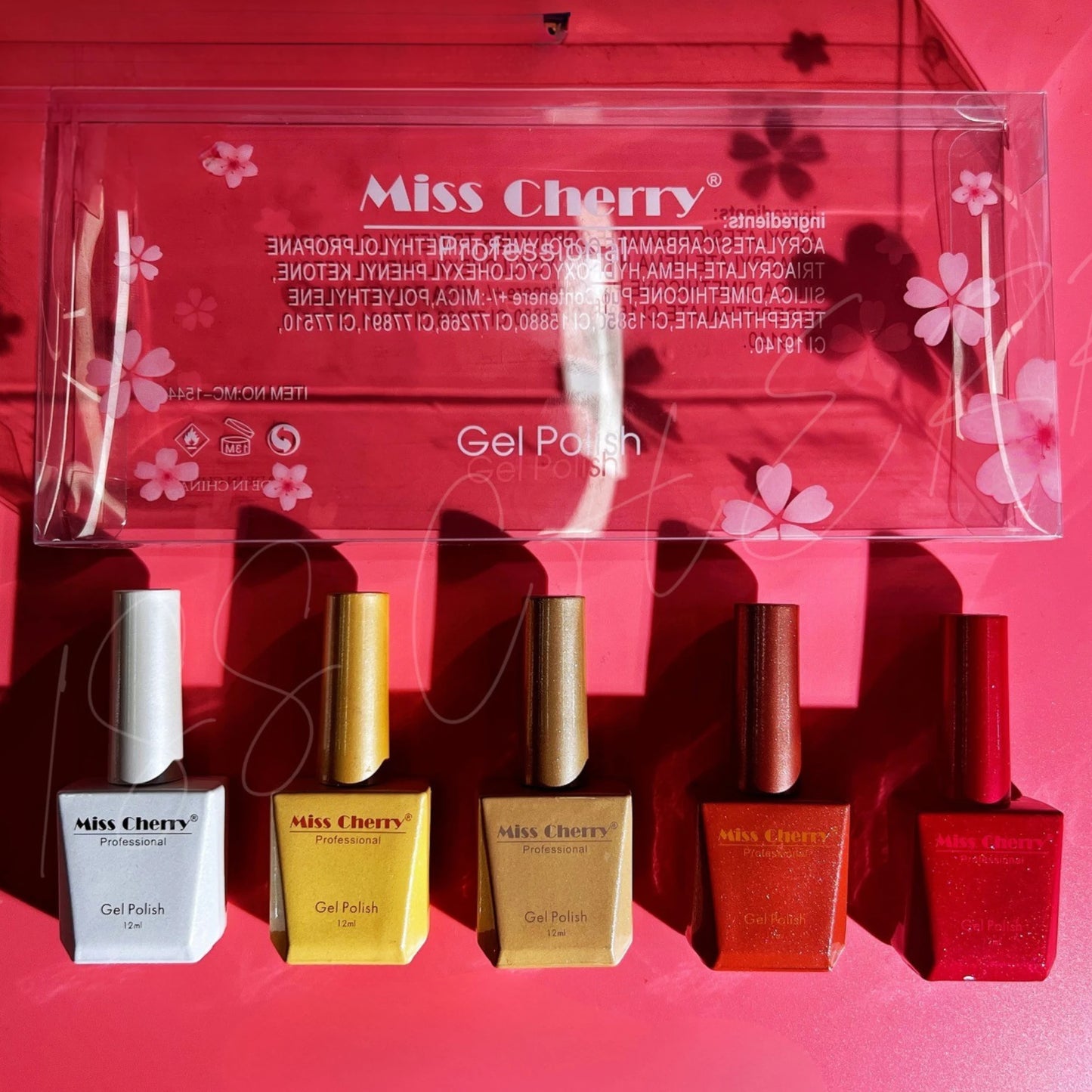 Gamas 5 Geles Miss Cherry