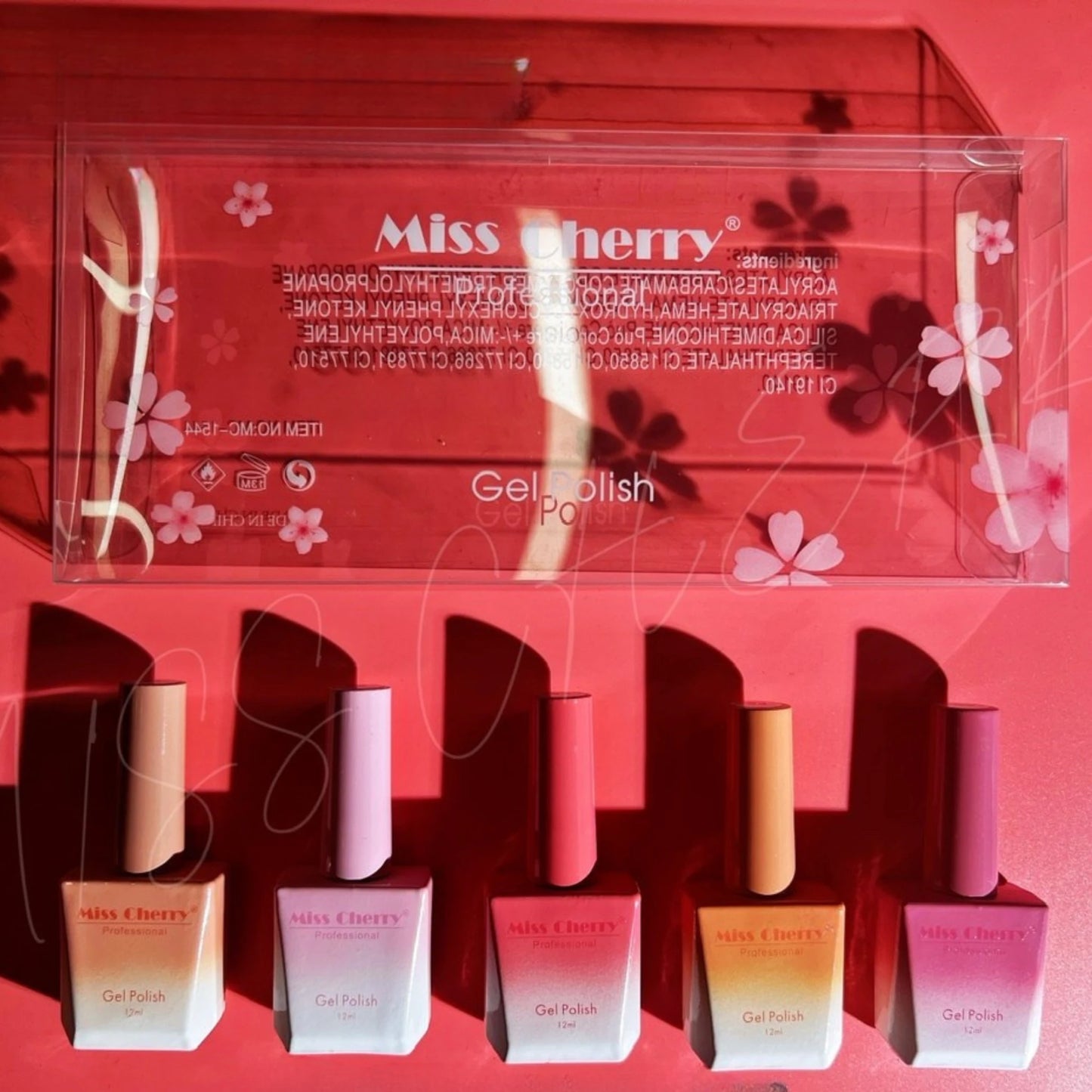 Gamas 5 Geles Miss Cherry