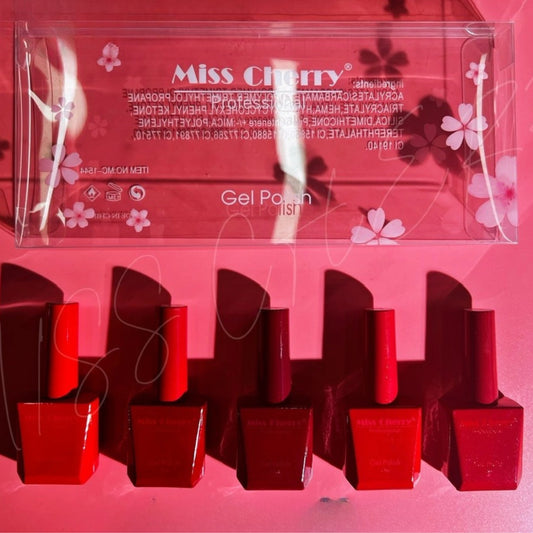 Gamas 5 Geles Miss Cherry