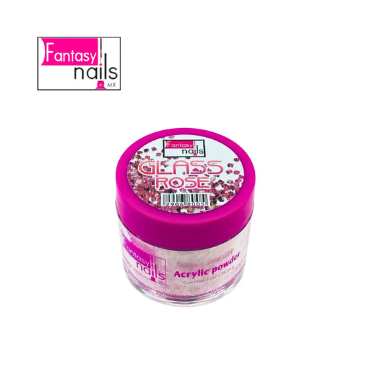 Polvo Acrilico Glass Rose Fantasy Nails